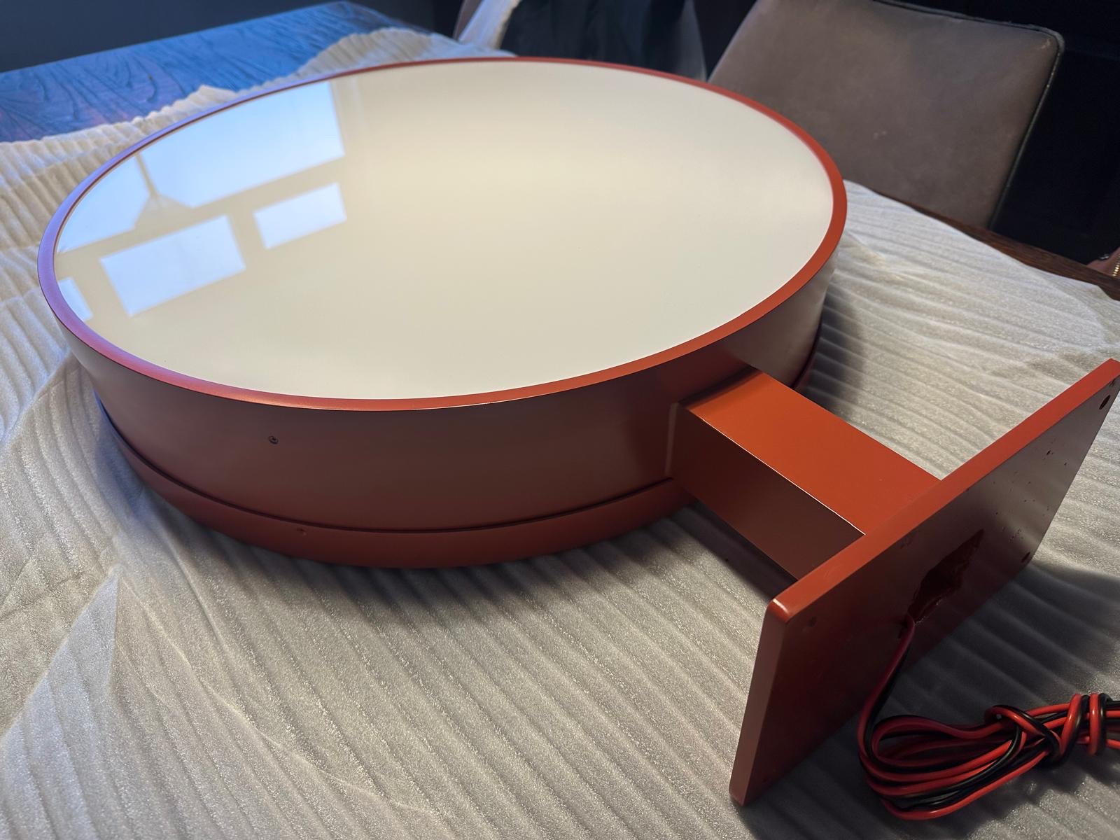 Dubbelzijdige lichtbak met XL rand