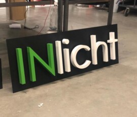 doosletter, onverlichte letter