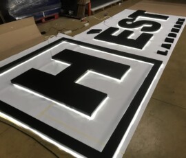 verlichte letters