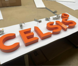 Lichtreclame,Doosletters, boxletters, LED letters, DeLuxe letters,