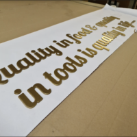 gouden letters