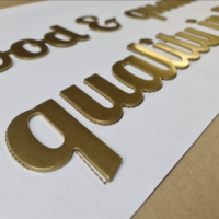 gouden letters