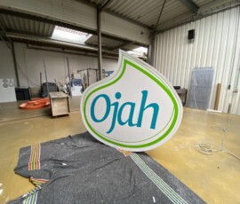vormlichtbak enkelzijdig met led