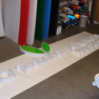 verlichte letters
